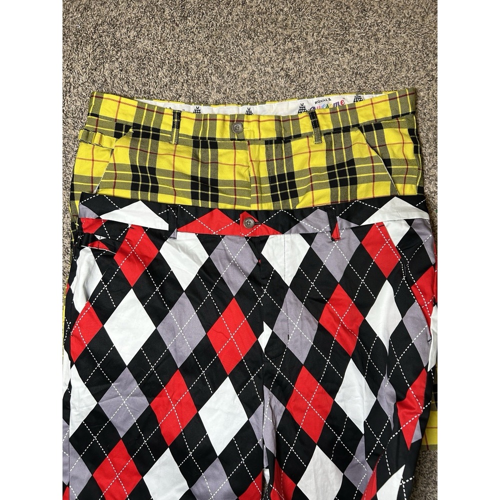 2 Pair - Royal and Awesome Golf Shorts - Size 42 Mulitcolor
